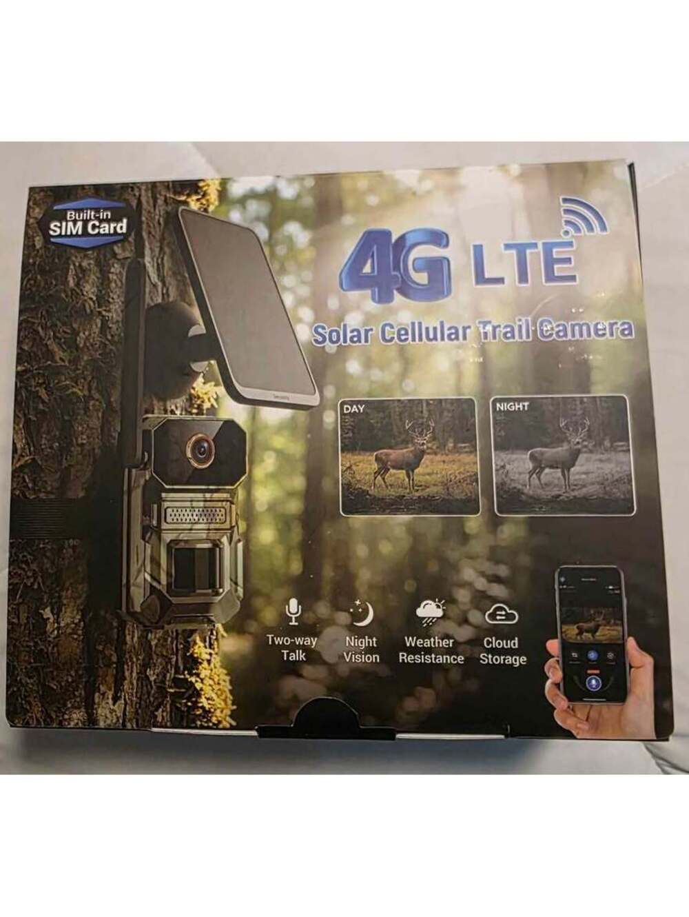 4G LTE Solar Cellular Trail Camera
